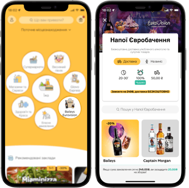 Продвижение FMCG-брендов в Glovo: кейсы Diageo и Mastercard Продвижение FMCG-брендов в Glovo: кейсы Diageo и Mastercard