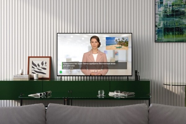 «Сбер» предложил телезрителям канал с подборкой новостей от нейросети и ведущими-аватарами