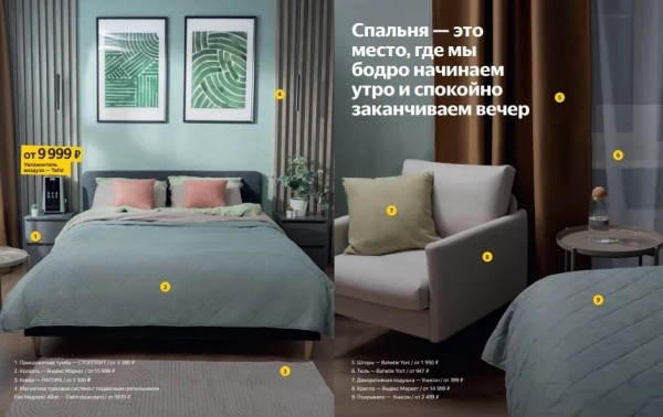 «Яндекс Маркет» выпустил схожий с IKEA интерьерный каталог