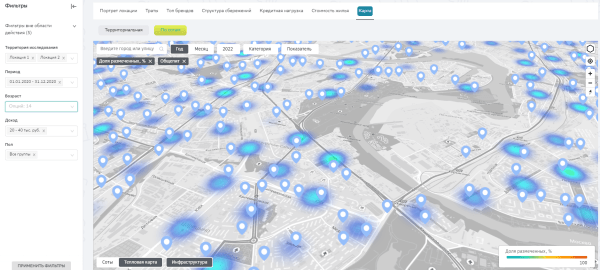 
                    Геоаналитика  в 2024 году. Какие сервисы доступны для оценки локации в России и СНГ? Инсайды            