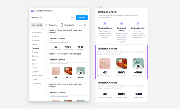 Плагин для Фигмы, который поможет собрать красивое письмо для рассылки без кода
Плагин для Фигмы, который поможет собрать красивое письмо для рассылки без кода