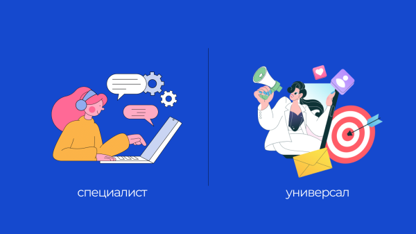 Почему хорошему бизнесу нужны нишевые специалисты, а не киборг с десятью навыками?
Почему хорошему бизнесу нужны нишевые специалисты, а не киборг с десятью навыками?